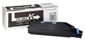 Kyocera originál toner TK865K, black, 20000str., 1T02JZ0EU0, Kyocera 250Ci, 300Ci, O